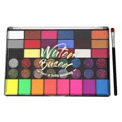 1 Set Ansikts- och Kroppsfärg Set Smink Målningskit Kroppsfärg Smink Målningsfärg och Penna> Smink