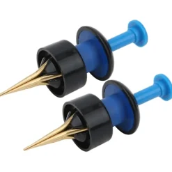 2 Set Bärbara Beten Clip Blodmask Daggmask Clip Fisketillbehör Blå och Svart> Smink