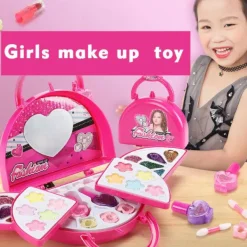 1 set flicka sminkset tvättbart sminkkit för småbarn barn><noscript><img width=