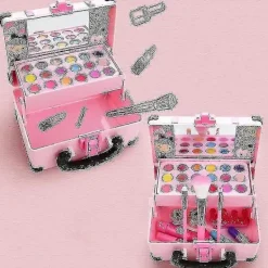 1 set Sminkset för barn, säkra kosmetiska leksaker, sminkleksaker (,)><noscript><img width=