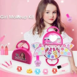 1 Set Sminkset för Flickor Tvättbart Sminkset för Småbarn Barn><noscript><img width=