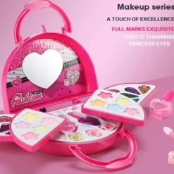 1 Set Sminkset för Flickor Tvättbart Sminkset för Småbarn Barn><noscript><img width=