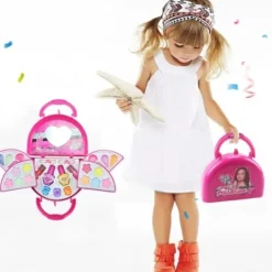 1 Set Sminkset för Flickor Tvättbart Sminkset för Småbarn Barn><noscript><img width=