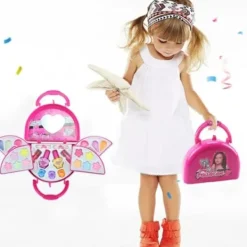 1 Set Sminkset för Flickor Tvättbart Sminkset för Småbarn Barn><noscript><img width=