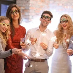 6 st 2026 Partyglasögon Lättviktigt Partyaccessoar Bekväm att Bära Papper För Nyårsdanser Och Roliga Sammankomster Flerfärgad[HK]><noscript><img width=