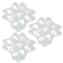 3 st Ansikts- och kroppsmålningsschabloner för barn Julkonst> Smink