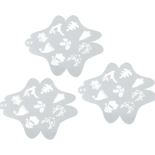 3 st Ansikts- och kroppsmålningsschabloner för barn Julkonst> Smink