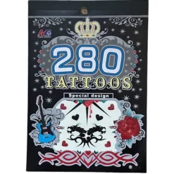 Novia 6 st Ark Temporära Tatueringar / Fake Tattoo Sticker - Ros / Fjäril / Rock / Bokstäver> Smink