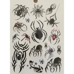 Novia 6 st Ark Temporära Tatueringar / Fake Tattoo Sticker - Spindel / Ödla / Fjäril><noscript><img width=