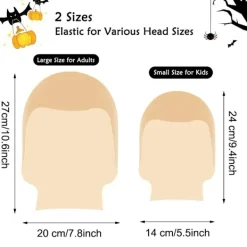 1 st Bald Cap för Makeup STOR STOR> Huvudbonader