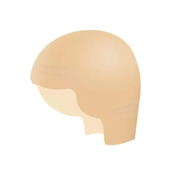 1 st Bald Cap för Makeup STOR STOR Large> Peruker