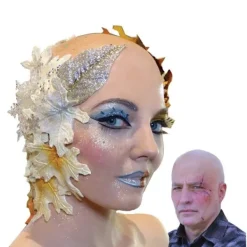 1 st Bald Cap för Makeup STOR STOR Large><noscript><img width=