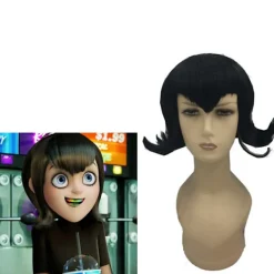 1 st Elf Hotel Vampyrdotter Mavis Mavis Omvänd Svart Sho> Peruker