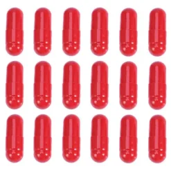 BraVärde 50 st Fake Blood Capsules Halloween Smink Läskiga Blodkapslar Prank Props-lingling} 2X0.6X0.6> Smink