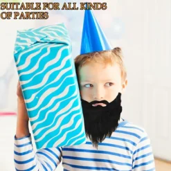 2 st Fake Skägg, Falska Skägg Och Mustascher, Falskt Skägg Justerbart Elastiskt Rep för Fest Cosplay Tillbehör för Festival Party Kostymdekorationer | Fyndiq><noscript><img width=