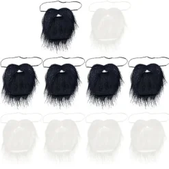 FMYSJ 10 st Fake Skägg Performance Skägg Rekvisita Halloween Cosplay Skägg (FMY) M> Tillbehör