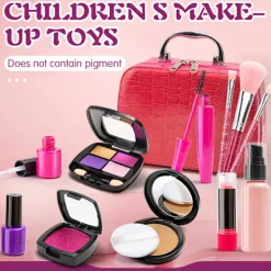 LBSS 11/21 st falska sminkleksaker för flickor Bärbara tvättbara sminkleksaker för små flickor><noscript><img width=