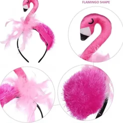 1 st flamingo-pannband, roligt pannband, karnevals-huvudbonad, festpannband för halloween, fester och cosplay><noscript><img width=