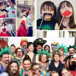 OCEAN 31 st Fotorekvisita Färgglada Rekvisita Fotobås Rekvisita för Bröllop><noscript><img width=