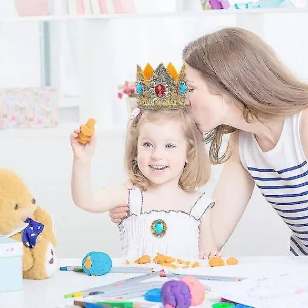 6 st för flickor fest barn krona prinsessa peach mode handskar utklädnad dekoration, cosplay festdekorationer> Tillbehör