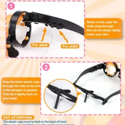 2 st Funny Glasses för Vuxna Galna Ögon Glas Googly Eye Glasses Vuxen Storlek Dumma Solglasögon Med Blinkande Ögonboll På><noscript><img width=