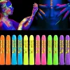 ATELA 12 st Glow In The Black Light Body Face Paint, Uv Crayons Kit F> Smink