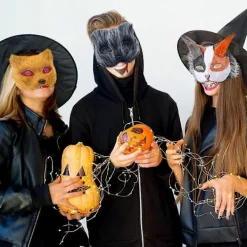 12 st Ögonnät 20x15 cm DIY Therian Mask Material Kit Plast Ögonnät Ark för DIY Hantverk Gör Kit> Masker