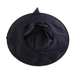 3 st Halloween hatt svart Oxford tyg trollkarl hatt smink kostym rekvisita häxhatt häxhatt(L)><noscript><img width=