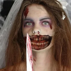 10 st Halloween Tatuering Klistermärken Mun Tatueringar Halloween[GKS]><noscript><img width=