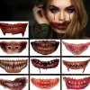 10 st Halloween Tatueringsdekaler Mun Tatueringar Halloween> Smink