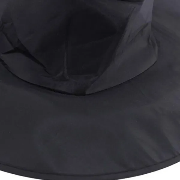 2 st Halloween-hatt Svart Oxfordtyg Trollkarlhatt Sminkkostnad> Huvudbonader