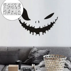 10 st Halloween-klistermärken för Halloween-presenter> Smink
