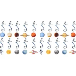 20 st Hängande Virvel Planet Tema Spiral Party Tillbehör För Samling Födelsedag Afternoon Tea> Smink