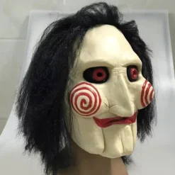 KOOLYOU 1 st Joker Mask Terrorfilm Saw Chainsaw Massacre Halloween Klänning Party Docktillbehör Rekvisita Cosplay Killer Clown Mask Mask> Masker