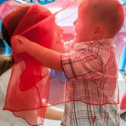 24 st Jongleringssjalar för Barn Dansmusik Sjal Färgglada Sjalar Rörelsesjal Rytmsjal för Barnrörelse> Tillbehör