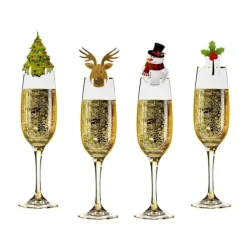 10 st Jul Kopp Kort Tomtehatt Vinglas Dekor Julgran Ornament För Hem Juldekoration Festdekor Nyårspresenter><noscript><img width=