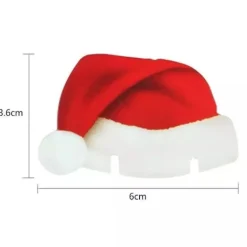 10 st Jul Kopp Kort Tomtehatt Vinglas Dekor Julgran Ornament För Hem Juldekoration Festdekor Nyårspresenter><noscript><img width=