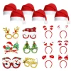 18 st julglasögon med glitter, festglasögon, juldekoration, kostymhattar till jul> Tillbehör