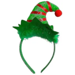 1 st Julhårband Kreativ Julhatt Hårband Med Villus Huvudbåge Huvudbonad Jul Navidad Fest Barn Present> Huvudbonader