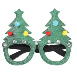 24 st julpartyglitterglasögonramar semesterglitter julglasögon gåvor till julpartydekorationer (slumpmässig stil)><noscript><img width=