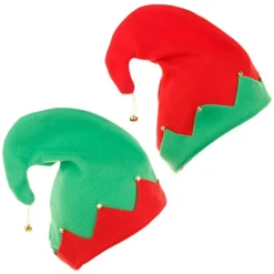 1 st jultomtehatt jultomtestil hatt röd grön flanell><noscript><img width=