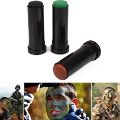 NeunWolken 3 st kamouflage ansiktsfärg pinnar kit armé militär CS ansiktscamo skog jakttillbehör> Smink