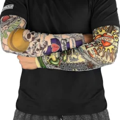 6 st Konst Arm Fake Tatuering Ärmar Skydd För Unisex Fest Cool Man Kvinna Mode Tatueringar & Kroppskonst Temporär Vattentät cy><noscript><img width=