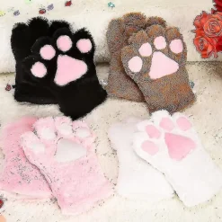 5 st Kreativ kattkostym Kattunge Svansöron Krage Tassar Handskar Anime Ta Gothic Set för fest szq> Tillbehör