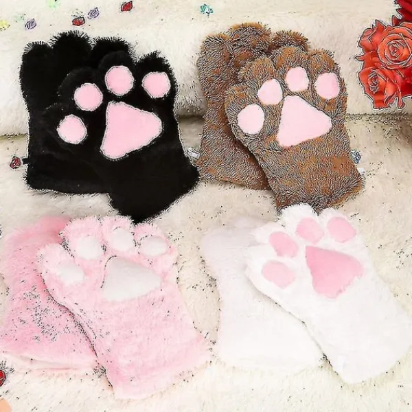 5 st Kreativ kattkostym Kattunge Svansöron Krage Tassar Handskar Anime Ta Gothic Set för fest szq> Tillbehör