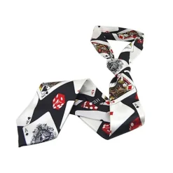 3 st kreativa poker tärningstryck slips mode trollkarl slips klä upp kostym rekvisita fest slips Poker pattern> Tillbehör