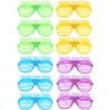 12 st LED Lysande Glasögon Fest Bar Festivaler Rekvisita Tillbehör Glasögon Nyår> Tillbehör