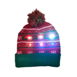 2 st LED-stickade julmössor med flang, boll och> Tillbehör