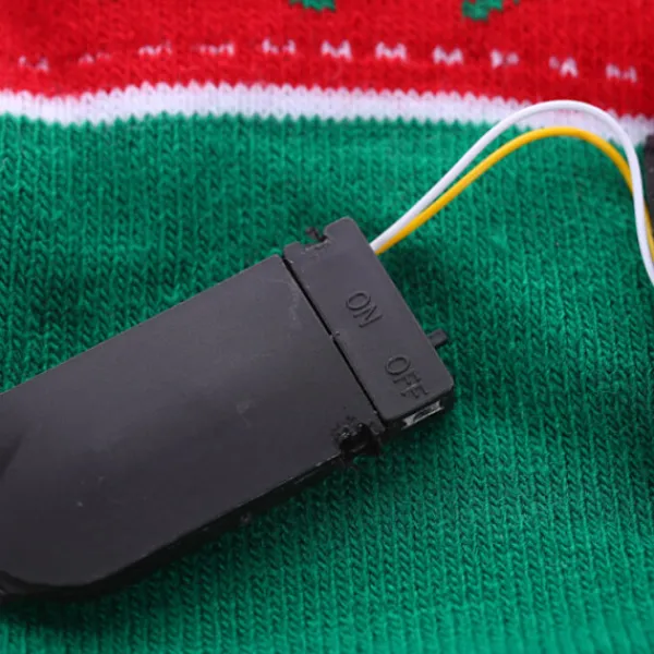 2 st LED-stickade julmössor med flang, boll och> Tillbehör