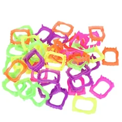 50 st leksaksblandade falska vampyrtänder i plast 5*4.5cm> Tillbehör